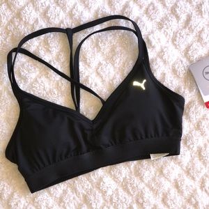 PUMA Women's Yogini Live Black Sports Bra